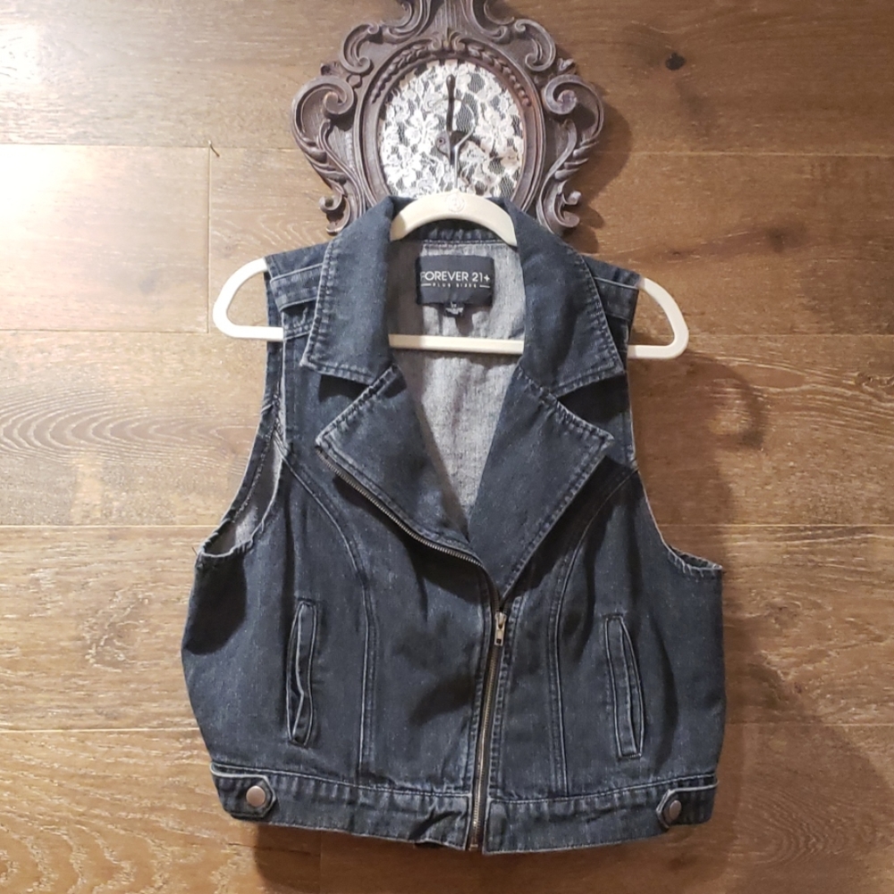 Forever 21 denim vest